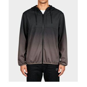 Berkley Jensen Knit Full Zip Hoodie, 4-way stretch Size Large NWT (MS046)